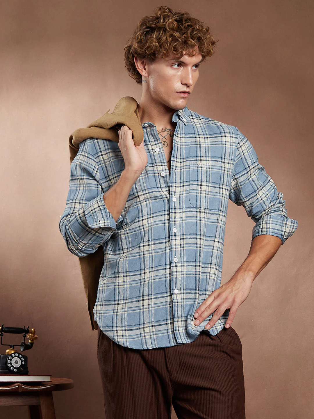 Shadow-Graph Regular Shirt