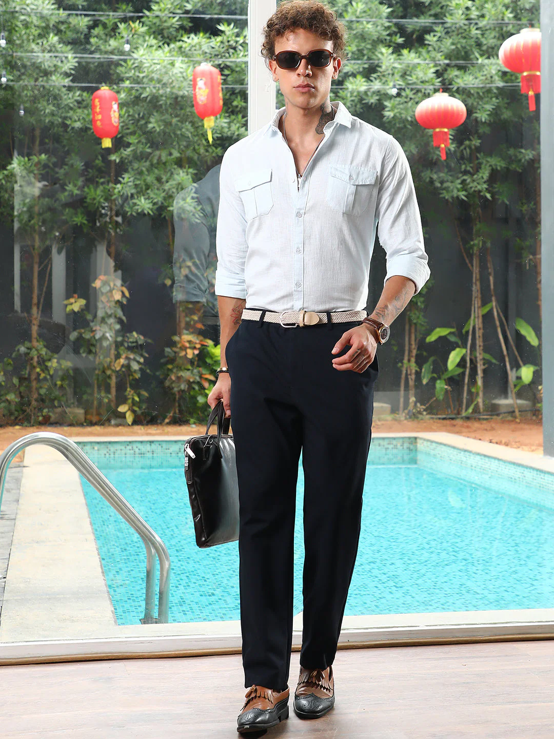 Solid Utility Shirt - Image 6