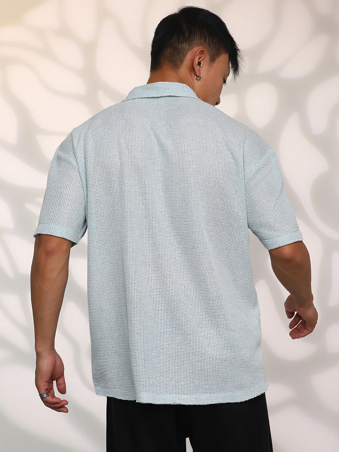 Unhemmed Oversized Shirt - Image 4