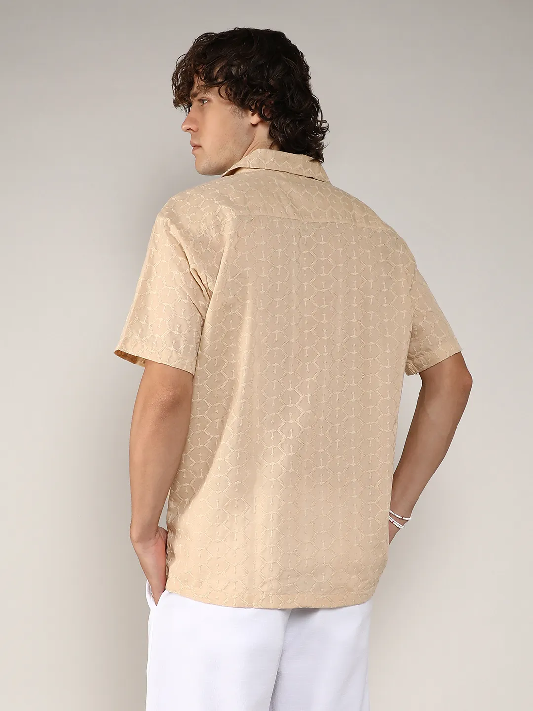 Embroidered Geometric Shirt - Image 8