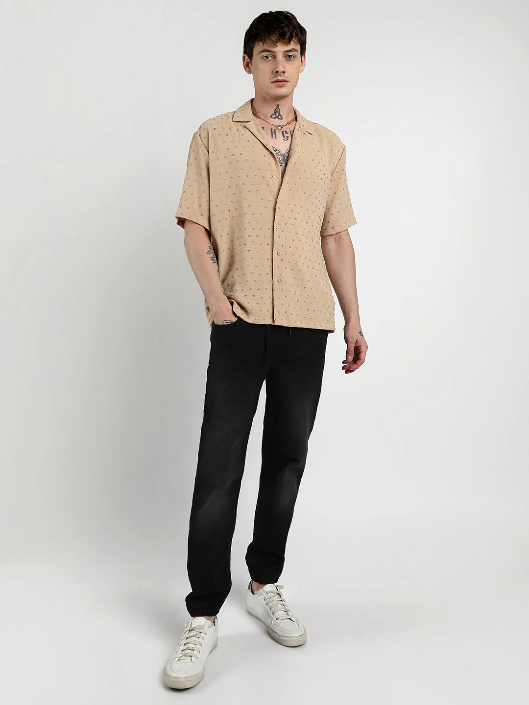 Oversized Pom-Pom Shirt - Image 5
