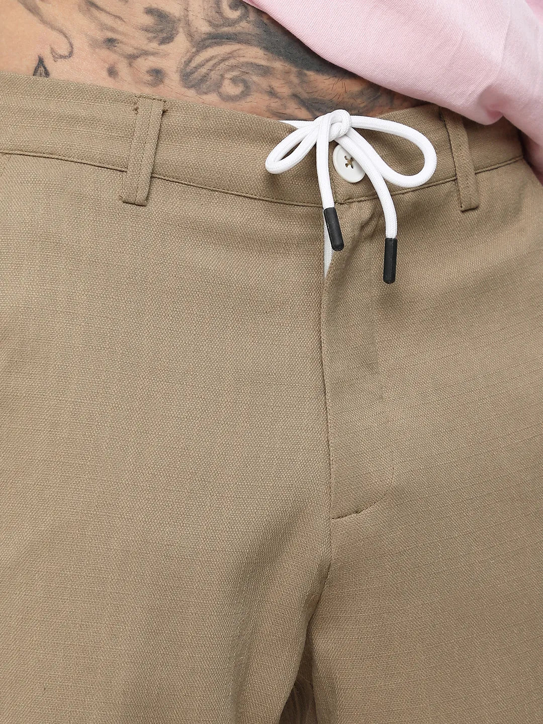 Lightweight - Solid Tailored Trousers - Image 7