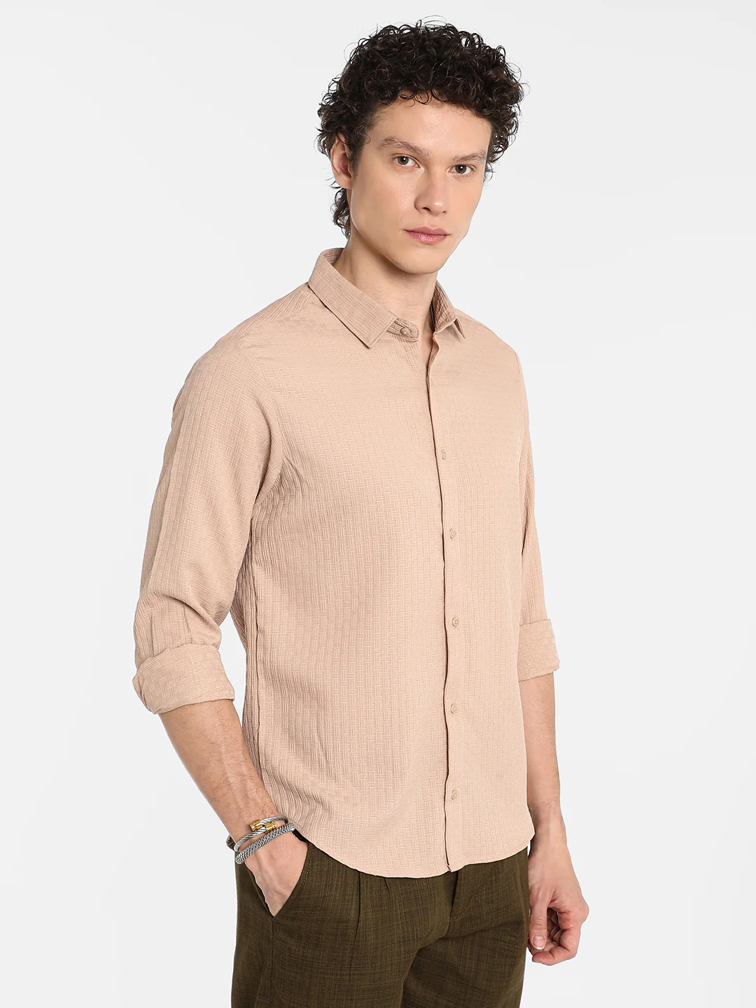 Textured Interweave Shirt - Image 10