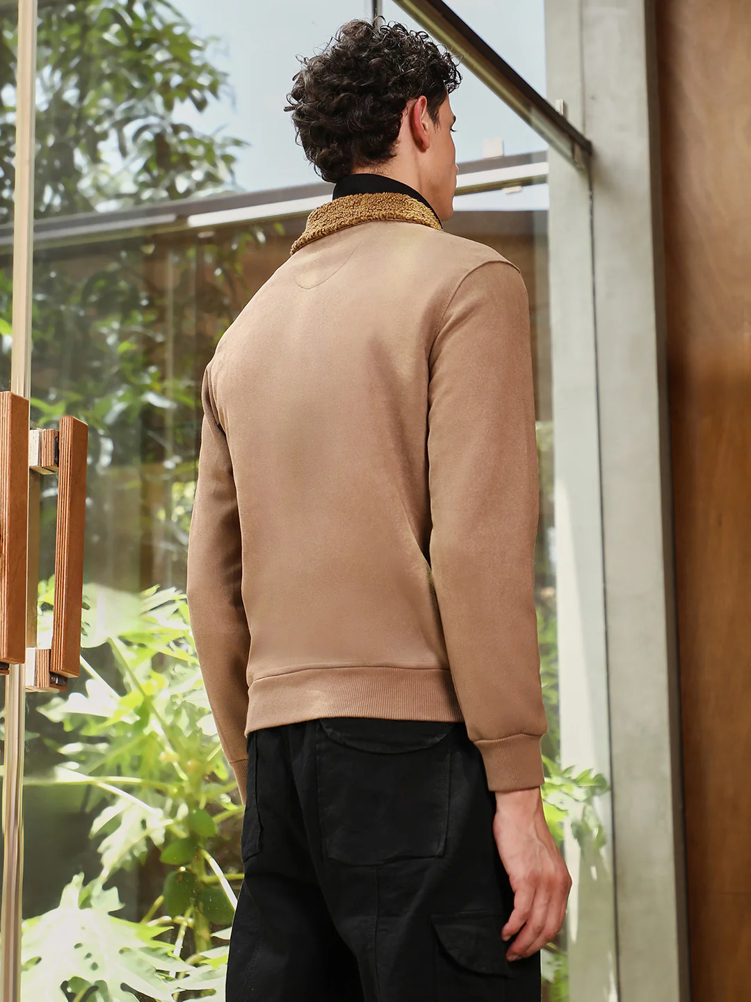 Zip-Front Jacket With Fleece Collar - Image 12