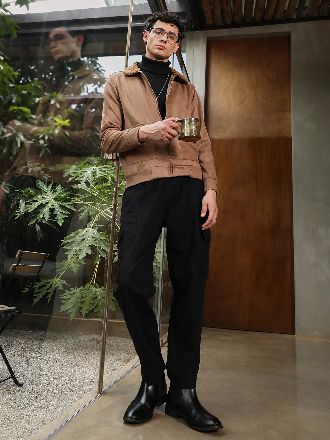 Zip-Front Jacket With Fleece Collar - Image 14