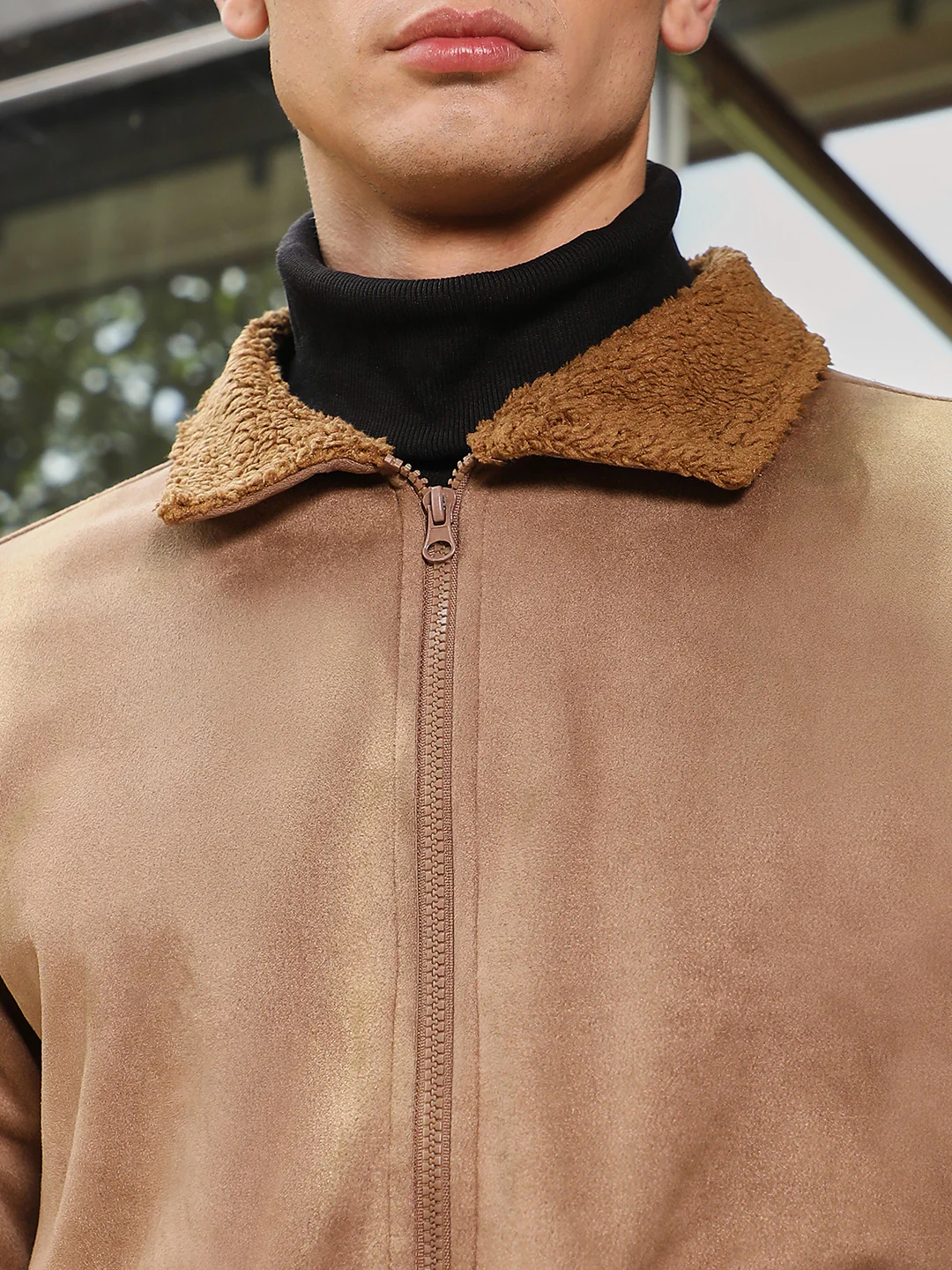 Zip-Front Jacket With Fleece Collar - Image 15