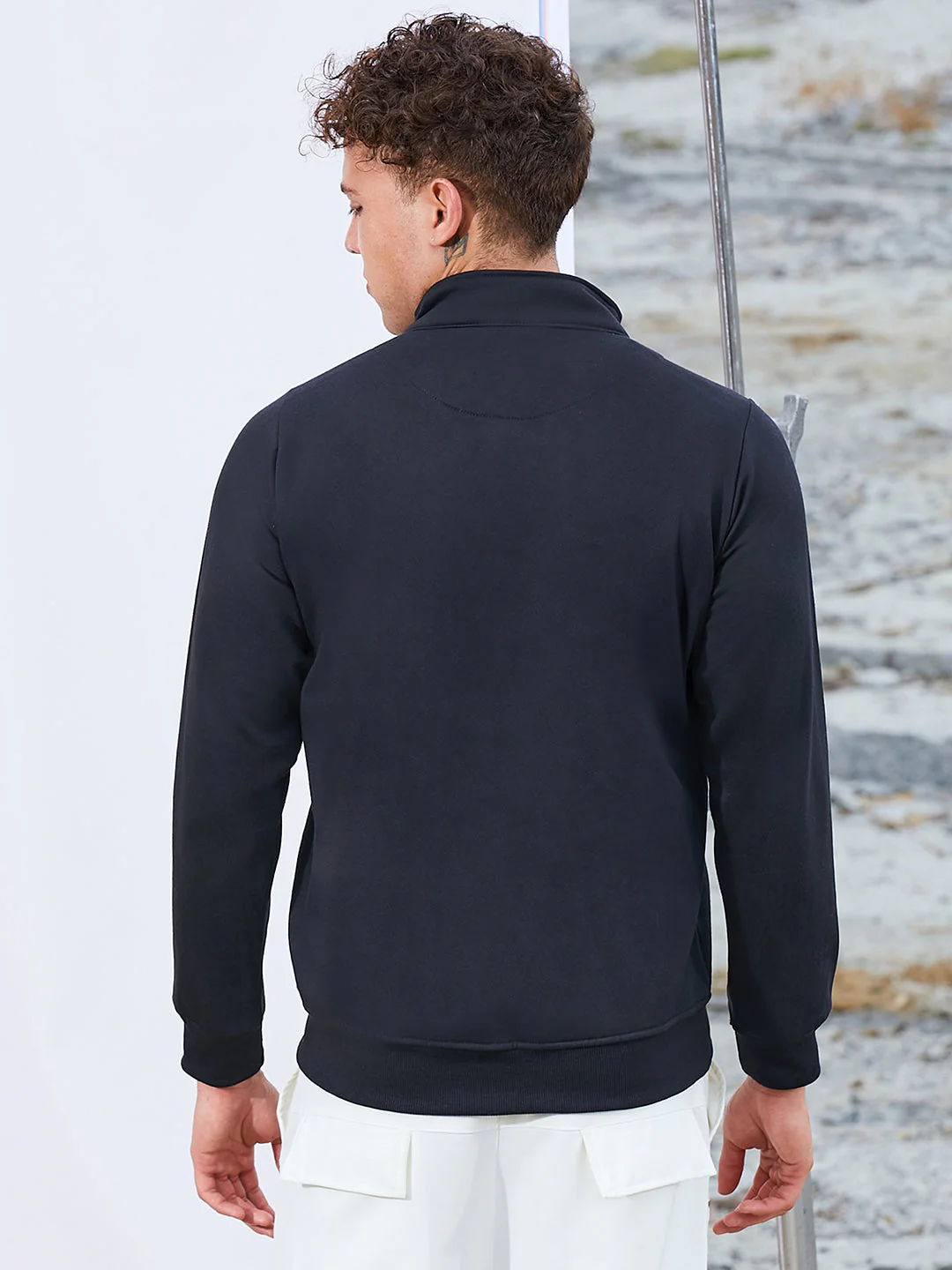 Zip-Front Jacket With Quilted Detail - Image 4