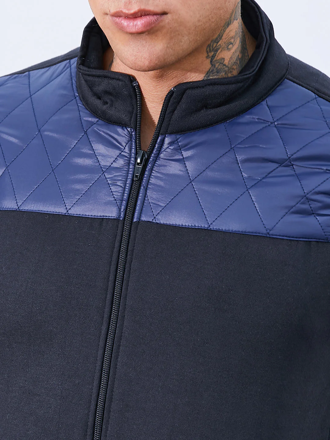 Zip-Front Jacket With Quilted Detail - Image 7