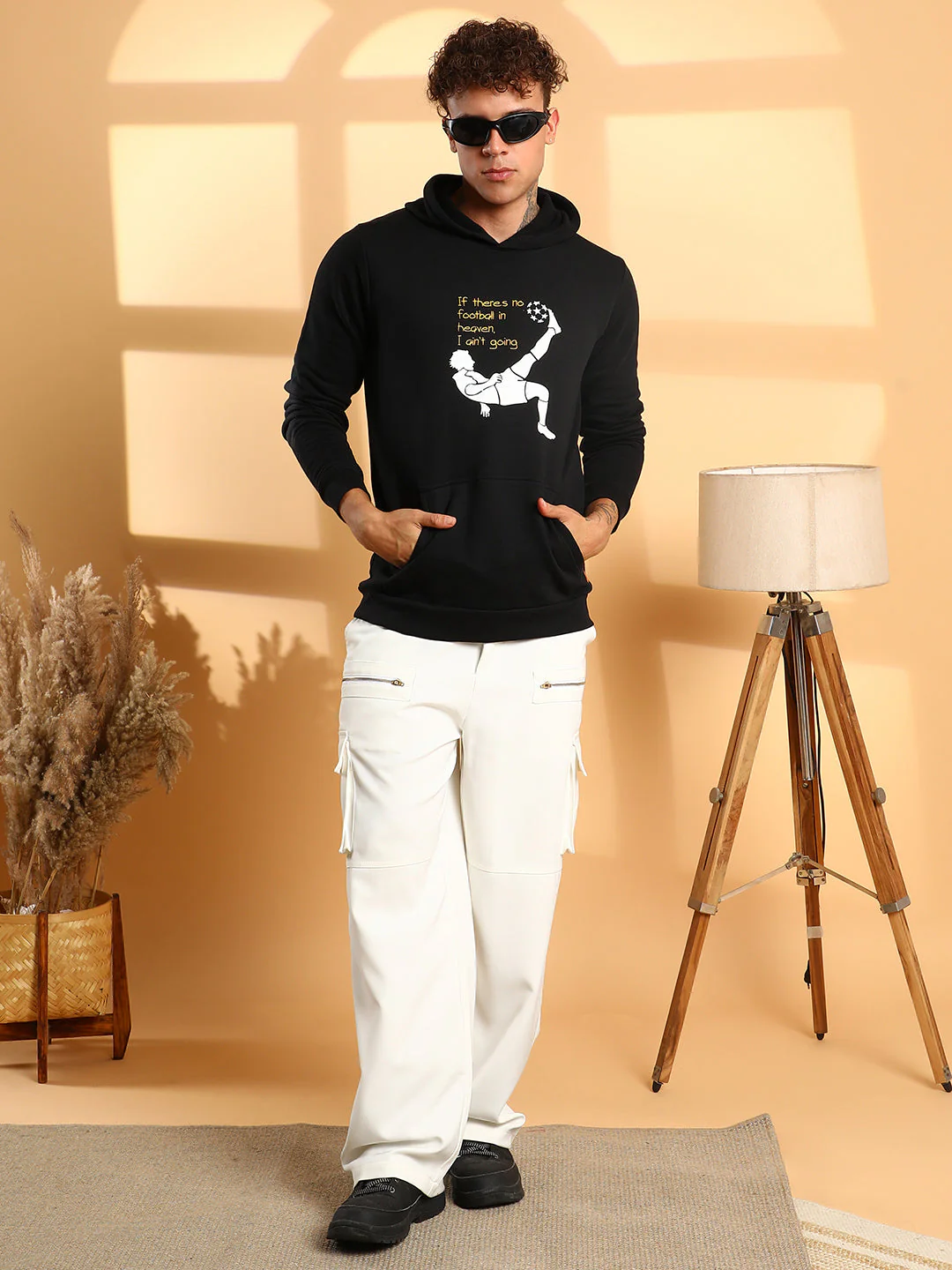 Football Hoodie With Kangaroo Pocket - Image 6