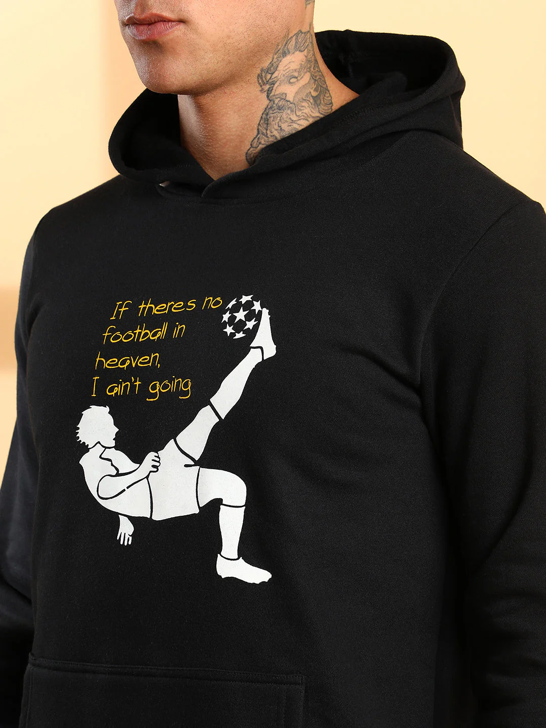Football Hoodie With Kangaroo Pocket - Image 7