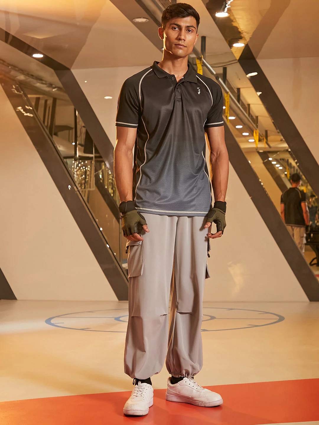 Ombre Polo Activewear T-Shirt - Image 5