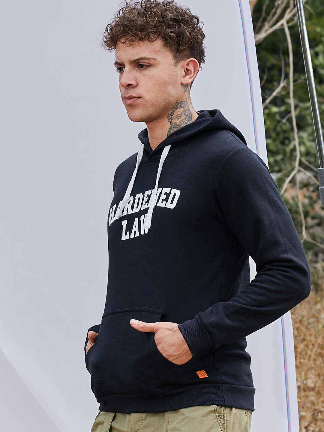 Hardened Law Hoodie With Kangaroo Pocket - Image 3