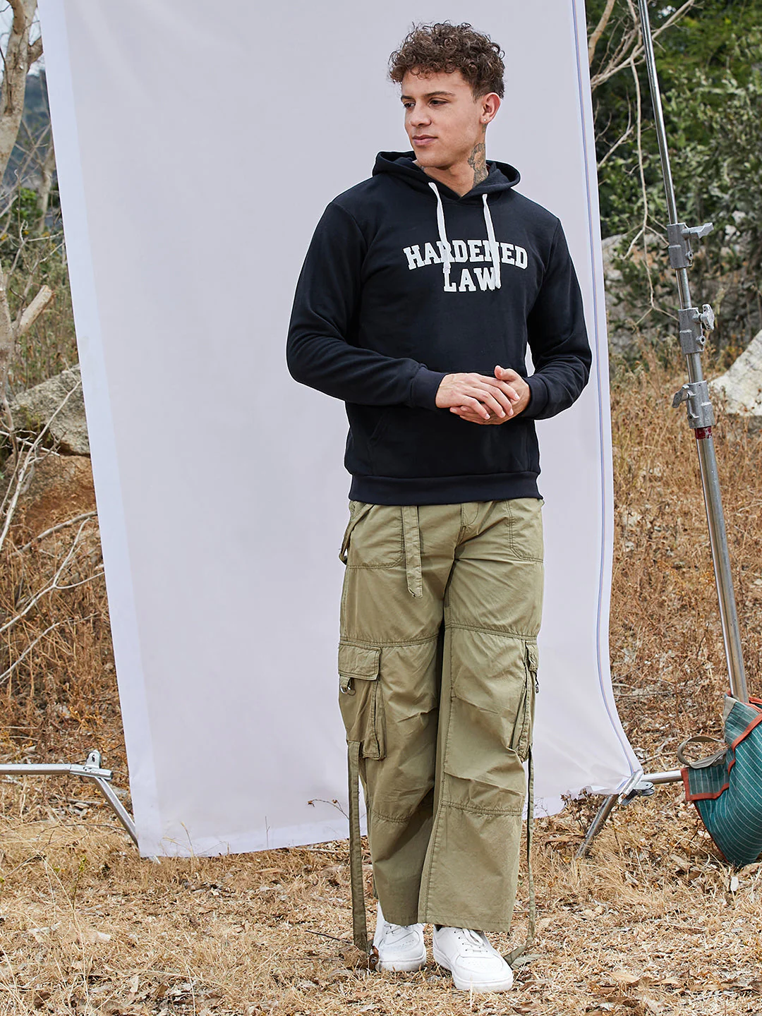 Hardened Law Hoodie With Kangaroo Pocket - Image 5