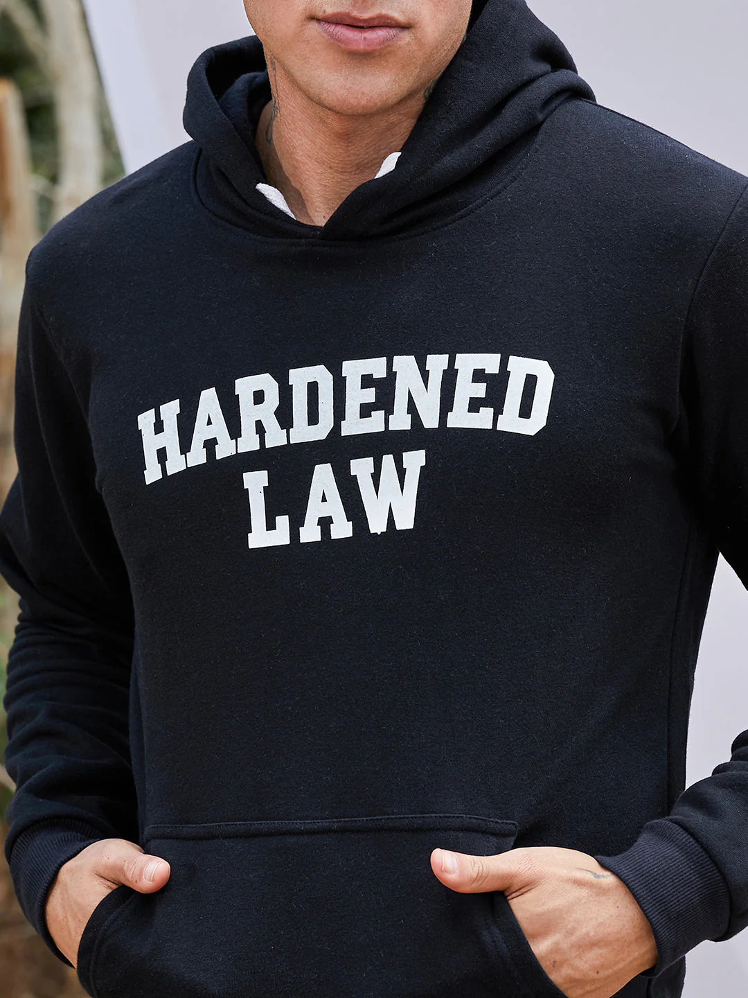 Hardened Law Hoodie With Kangaroo Pocket - Image 7