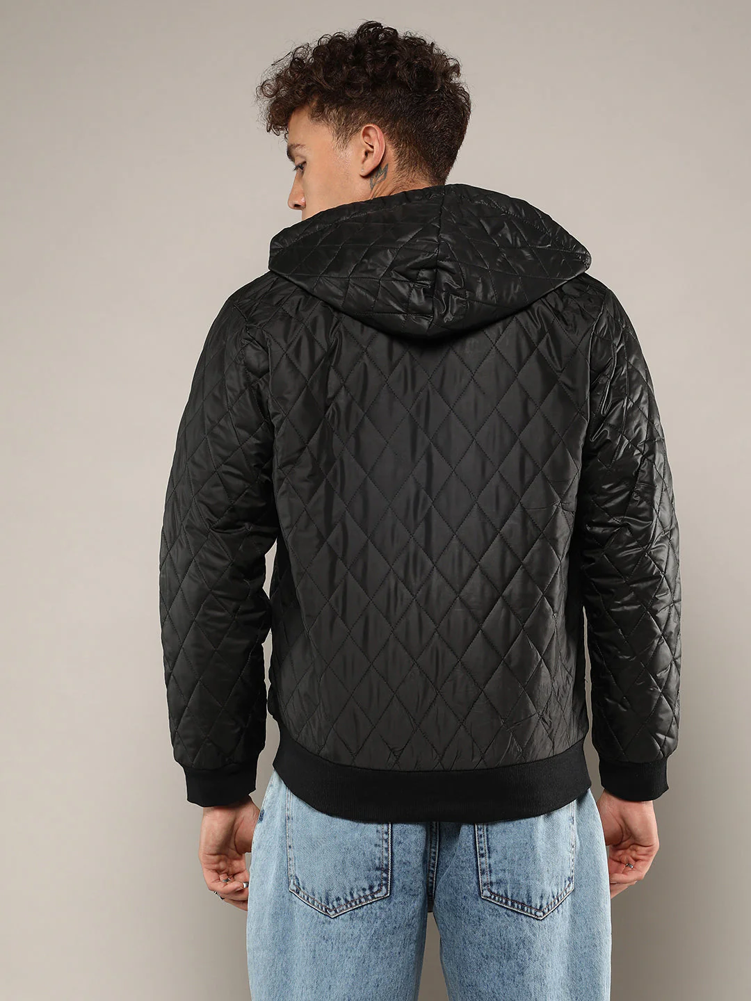 Quilted Puffer Jacket With Zip-Closure - Image 4