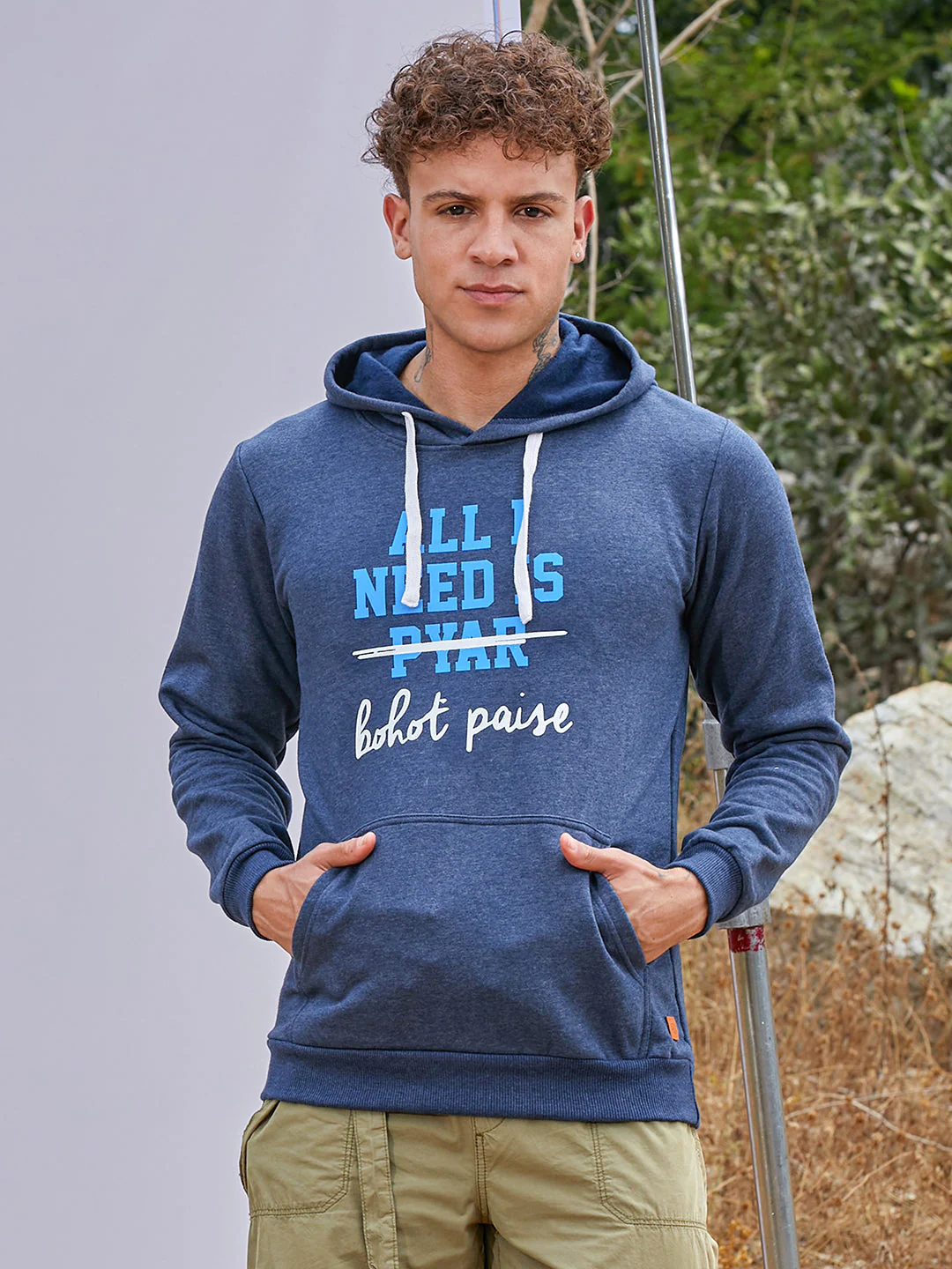 All I Need Hoodie With Kangaroo Pocket - Image 2