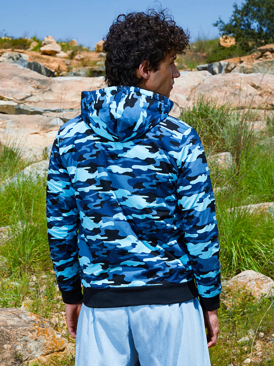 Camouflage Hoodie With Insert Pocket - Image 4