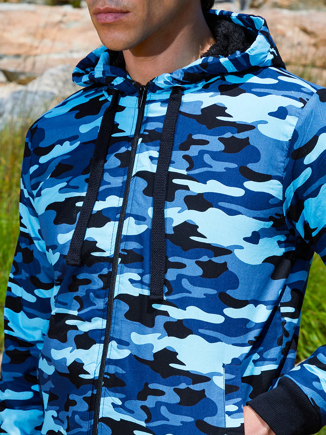 Camouflage Hoodie With Insert Pocket - Image 7