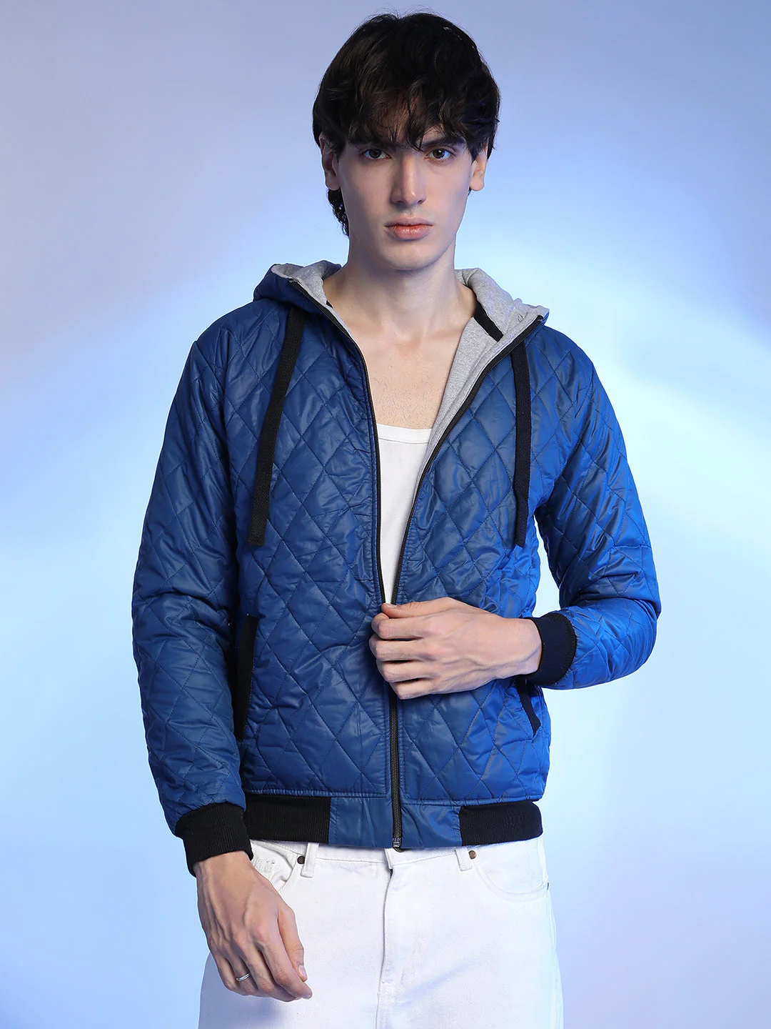 Quilted Puffer Jacket With Zip-Closure - Image 2