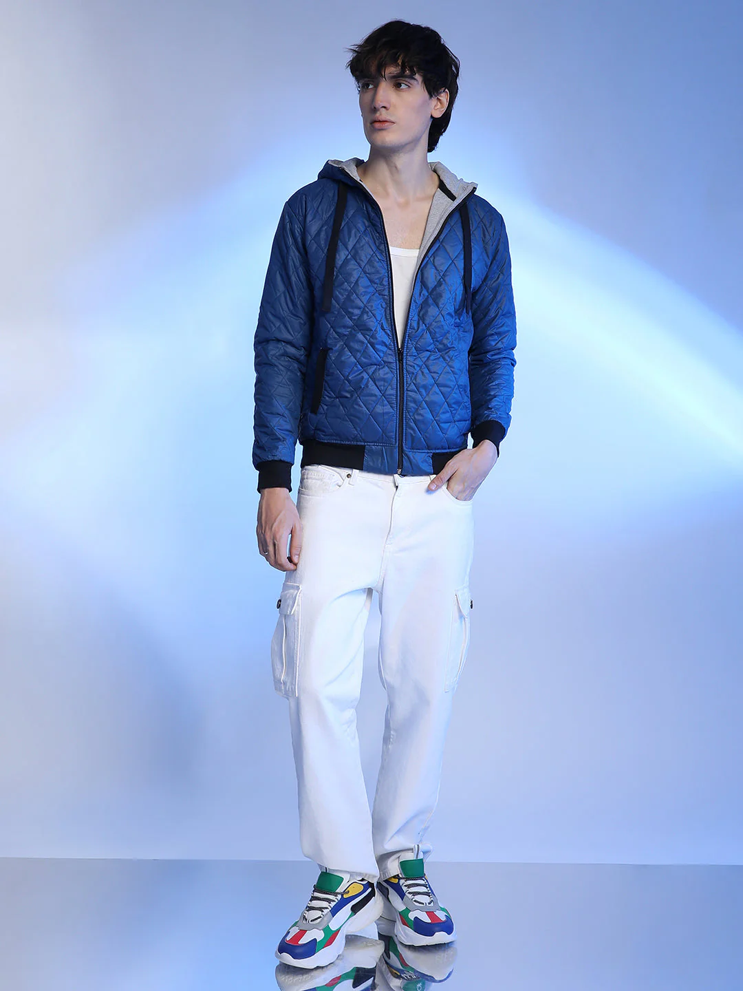 Quilted Puffer Jacket With Zip-Closure - Image 5