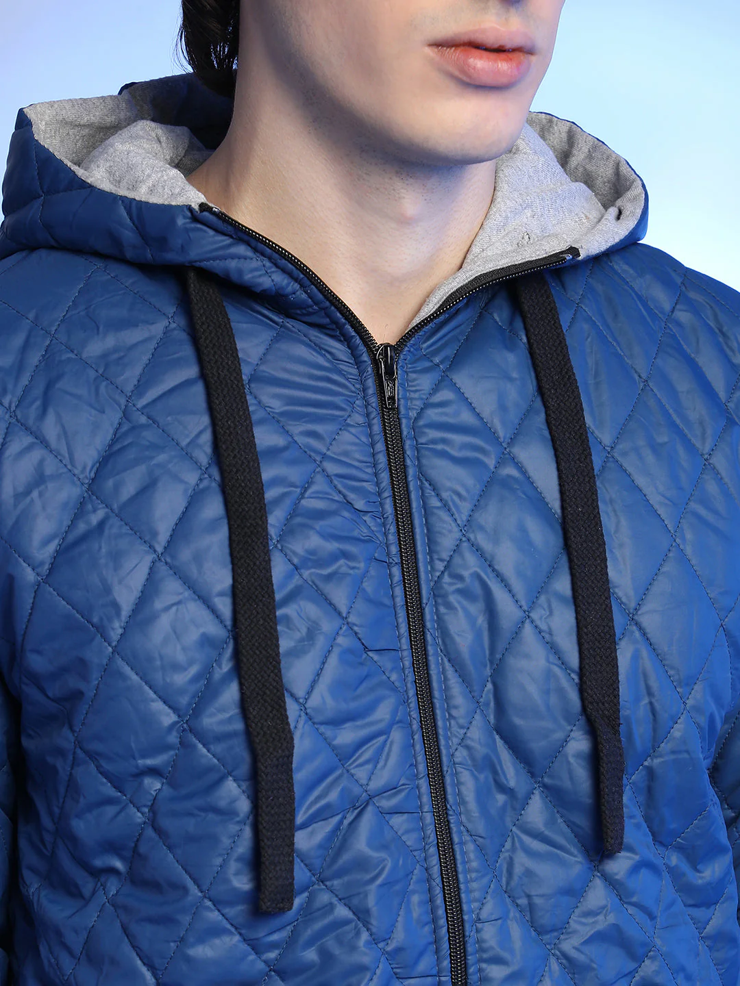 Quilted Puffer Jacket With Zip-Closure - Image 7