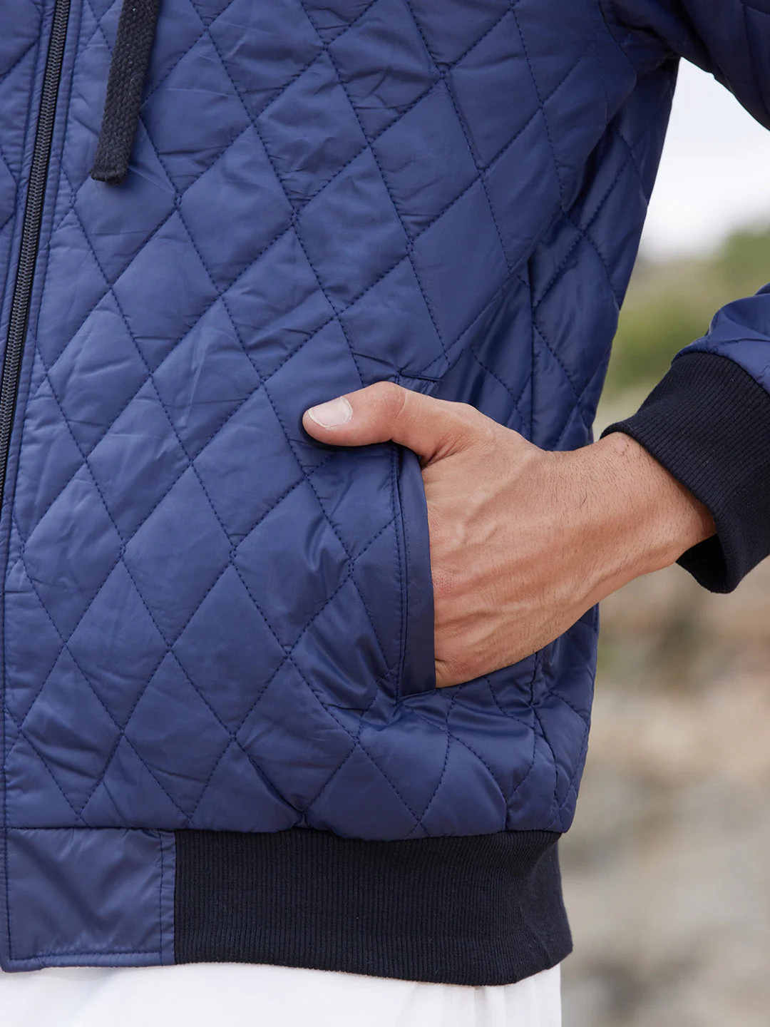 Quilted Puffer Jacket With Zip-Closure - Image 8