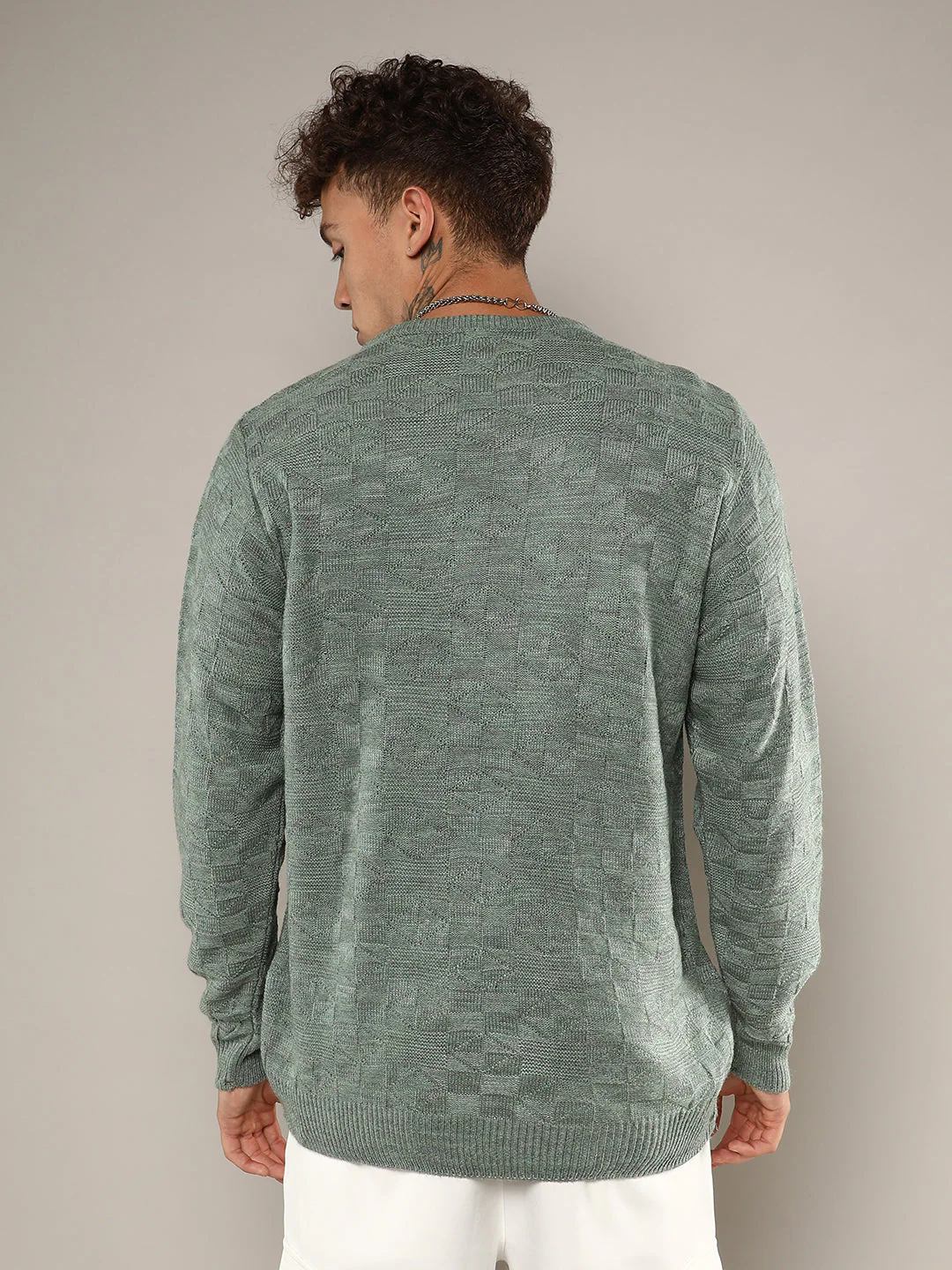 Textured Knit Sweater - Image 4