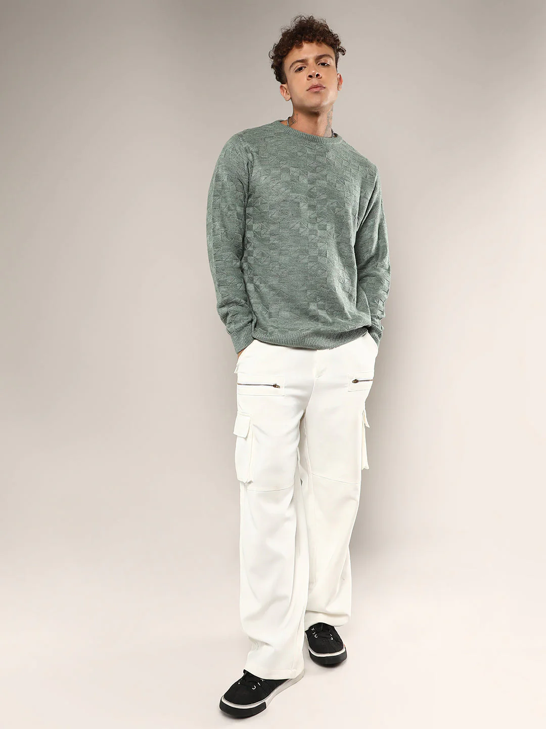 Textured Knit Sweater - Image 5
