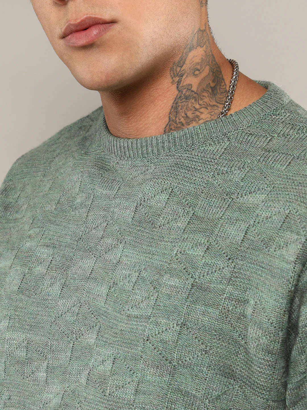 Textured Knit Sweater - Image 7