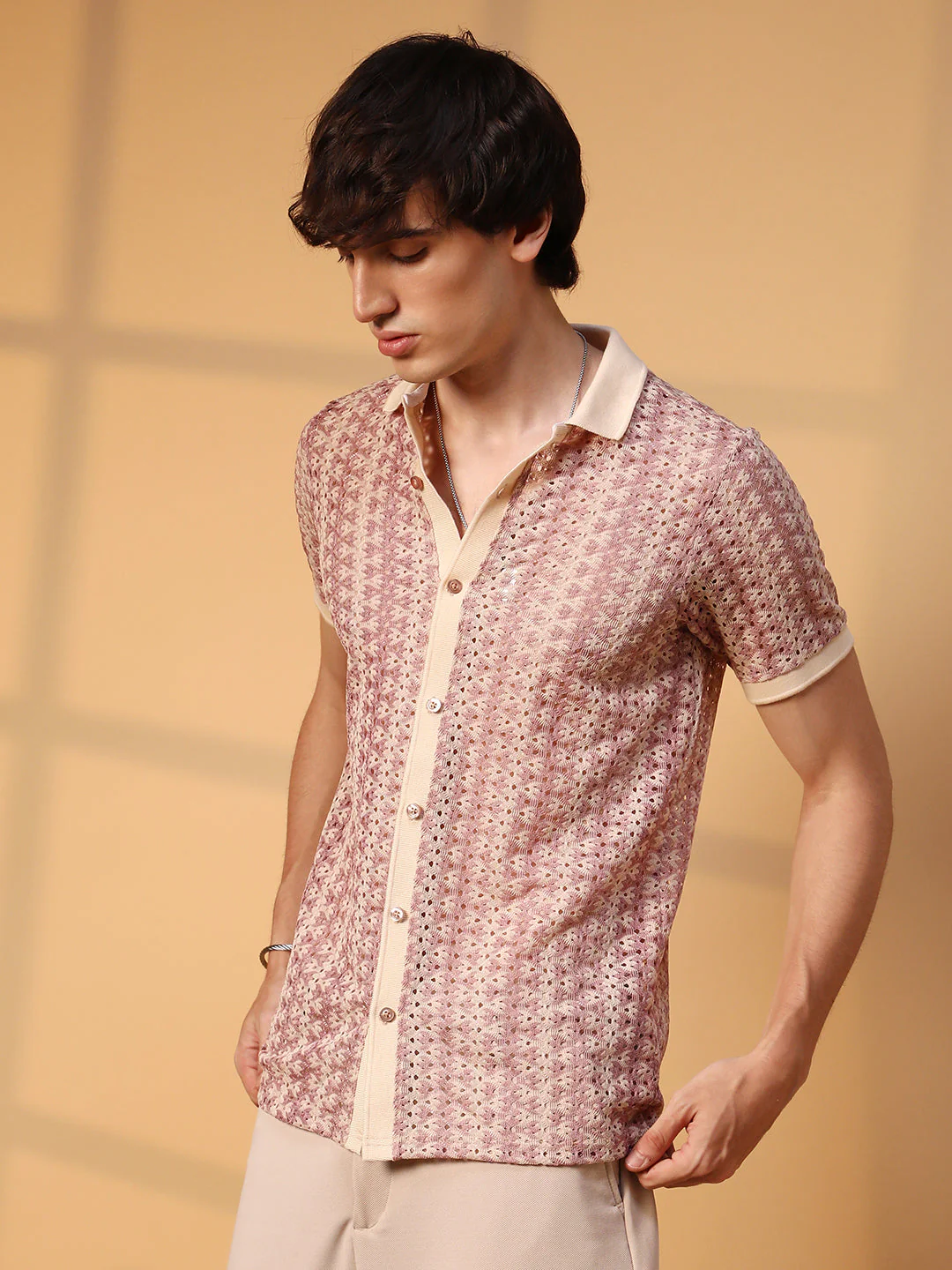 Pastel Crochet Shirt - Image 3