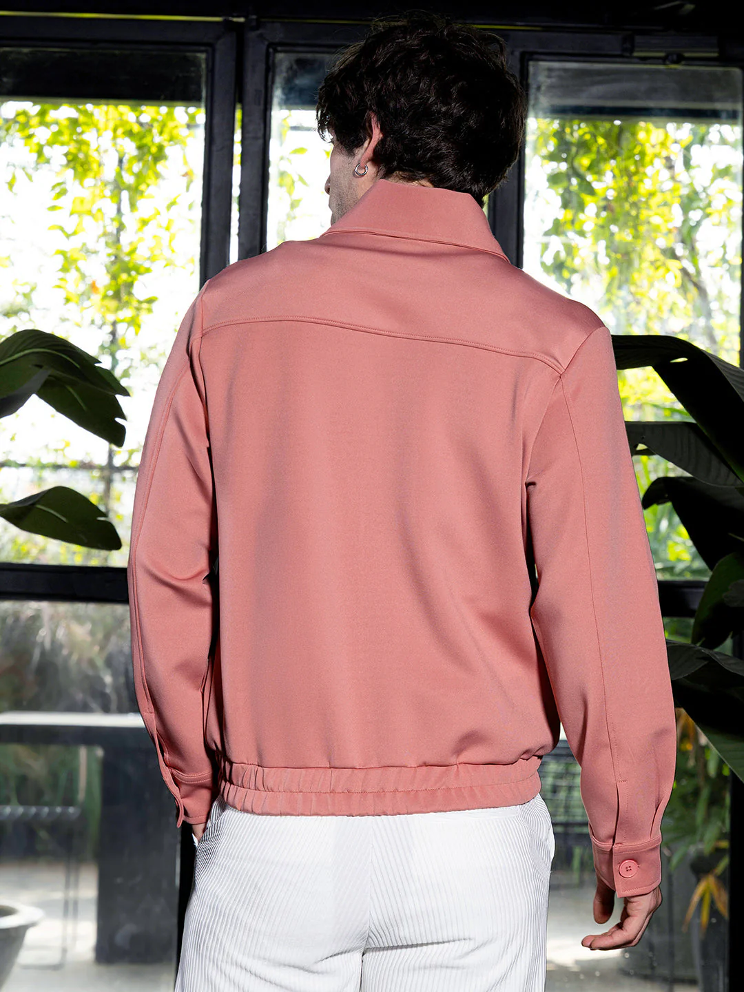 Zip-Front Knit Jacket - Image 4