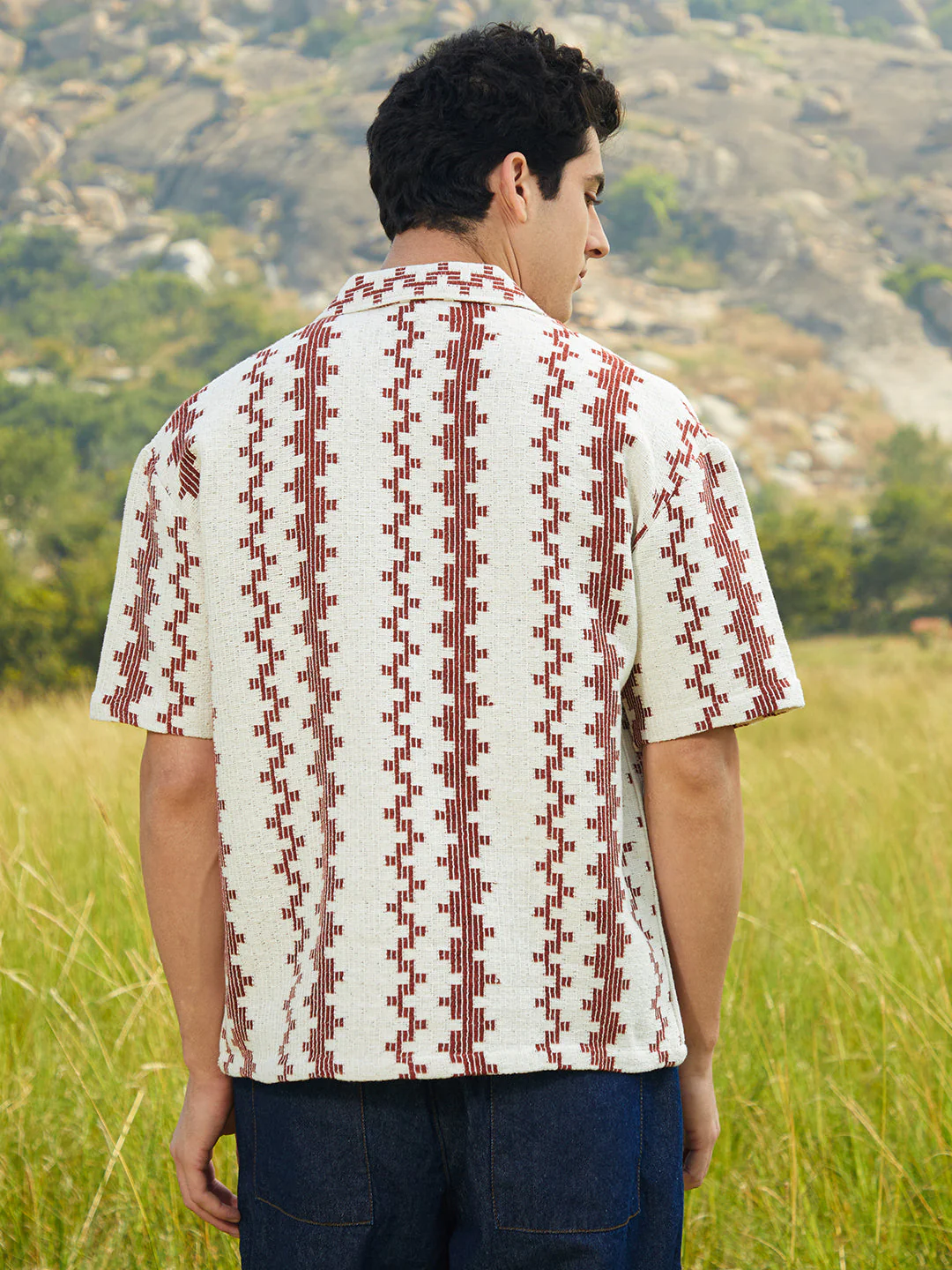 Indie-Block Oversized Shirt - Image 4