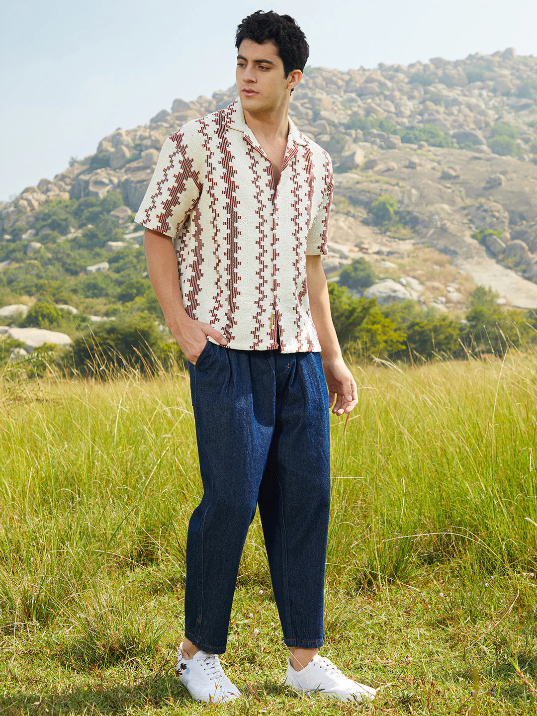 Indie-Block Oversized Shirt - Image 5