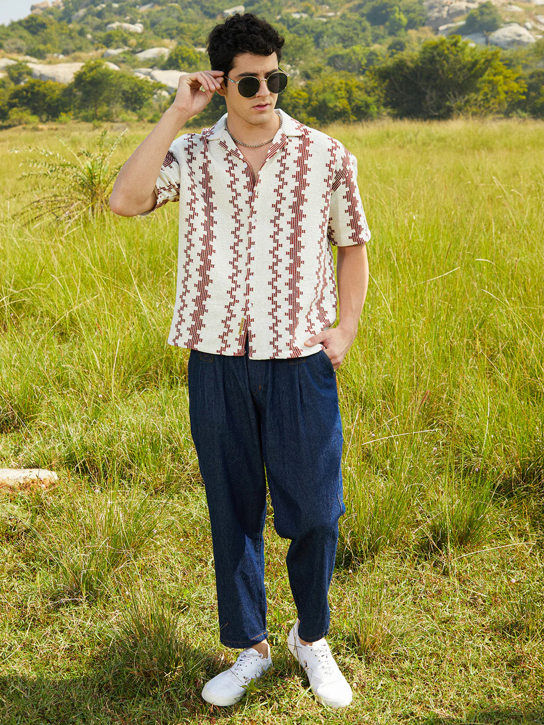 Indie-Block Oversized Shirt - Image 6