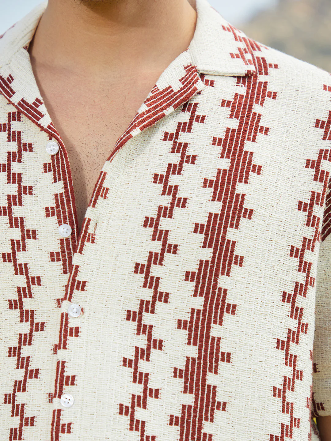 Indie-Block Oversized Shirt - Image 7