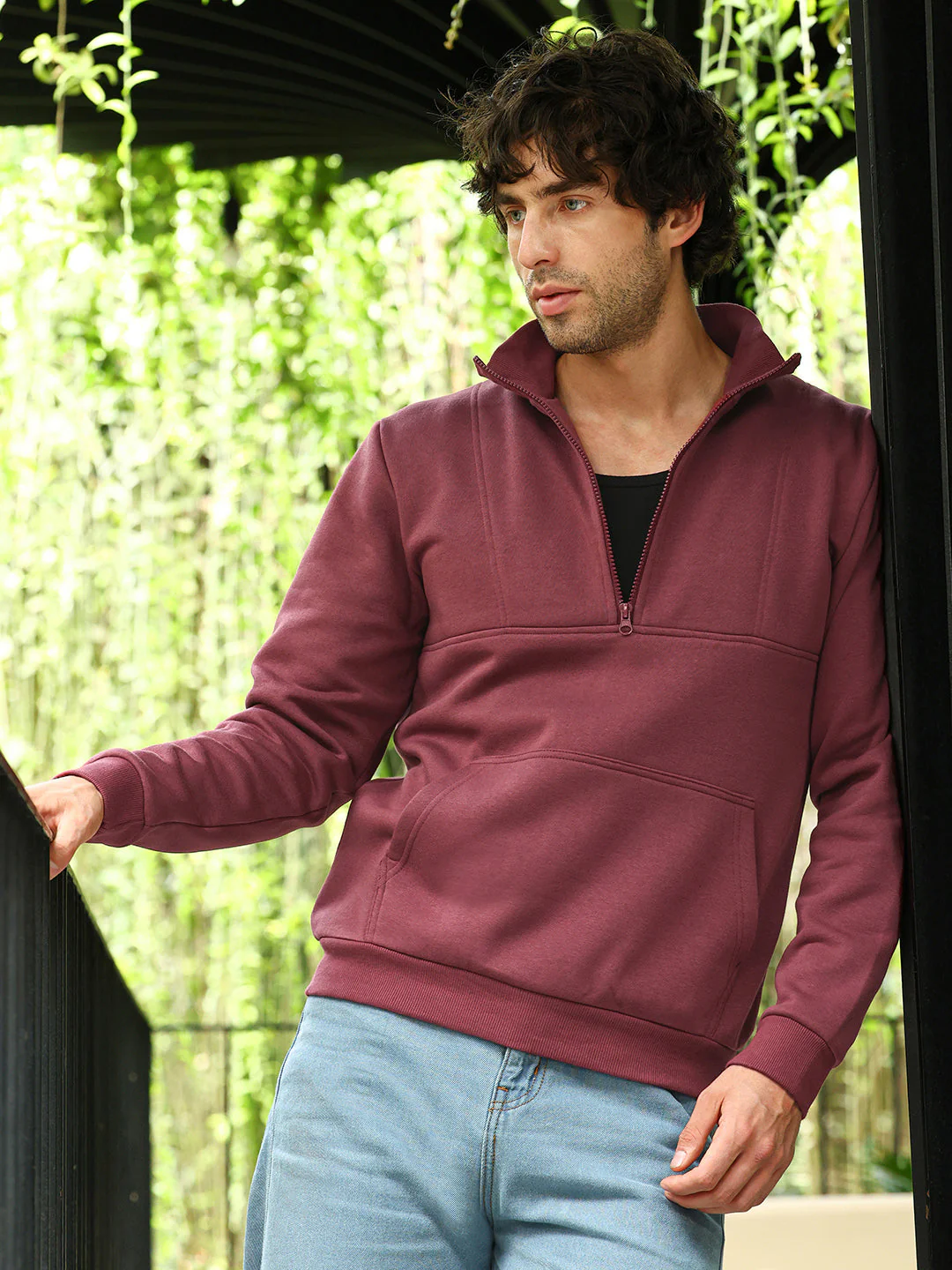 Panel-Stitch Knit Sweatshirt - Image 3
