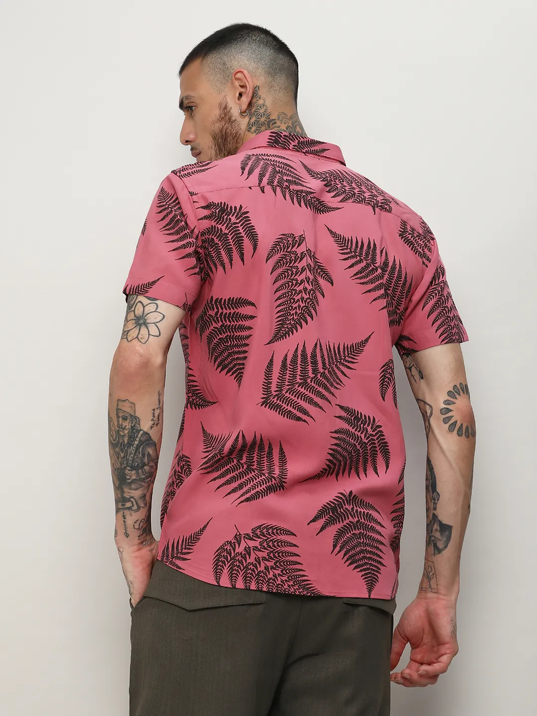 Contrast Fern Shirt - Image 4