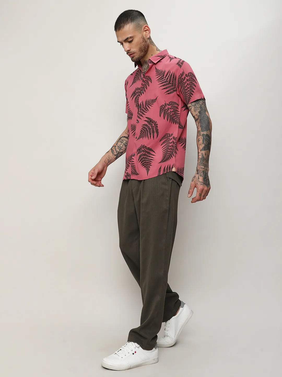 Contrast Fern Shirt - Image 5
