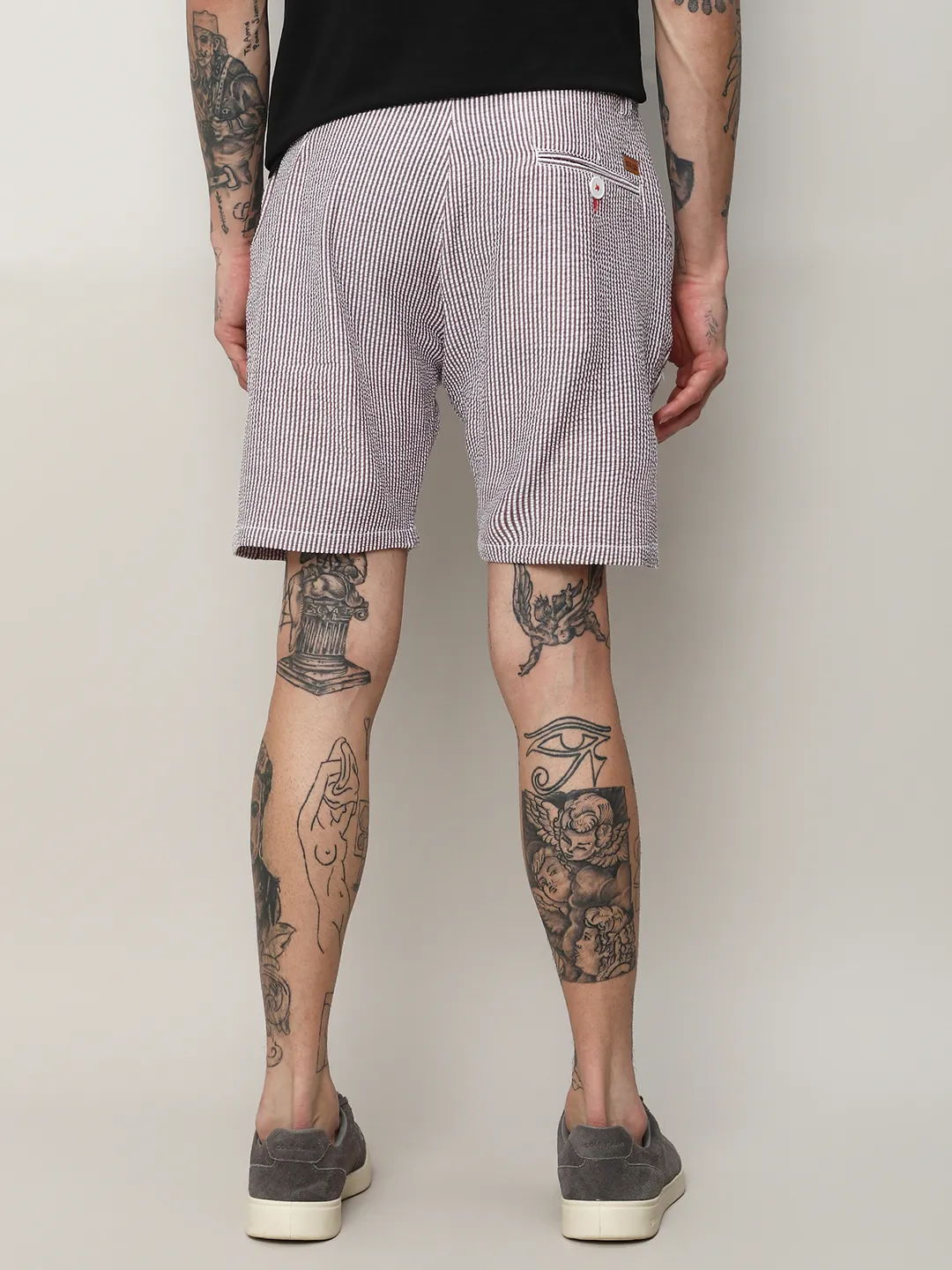 Seersucker Stripe Shorts - Image 4