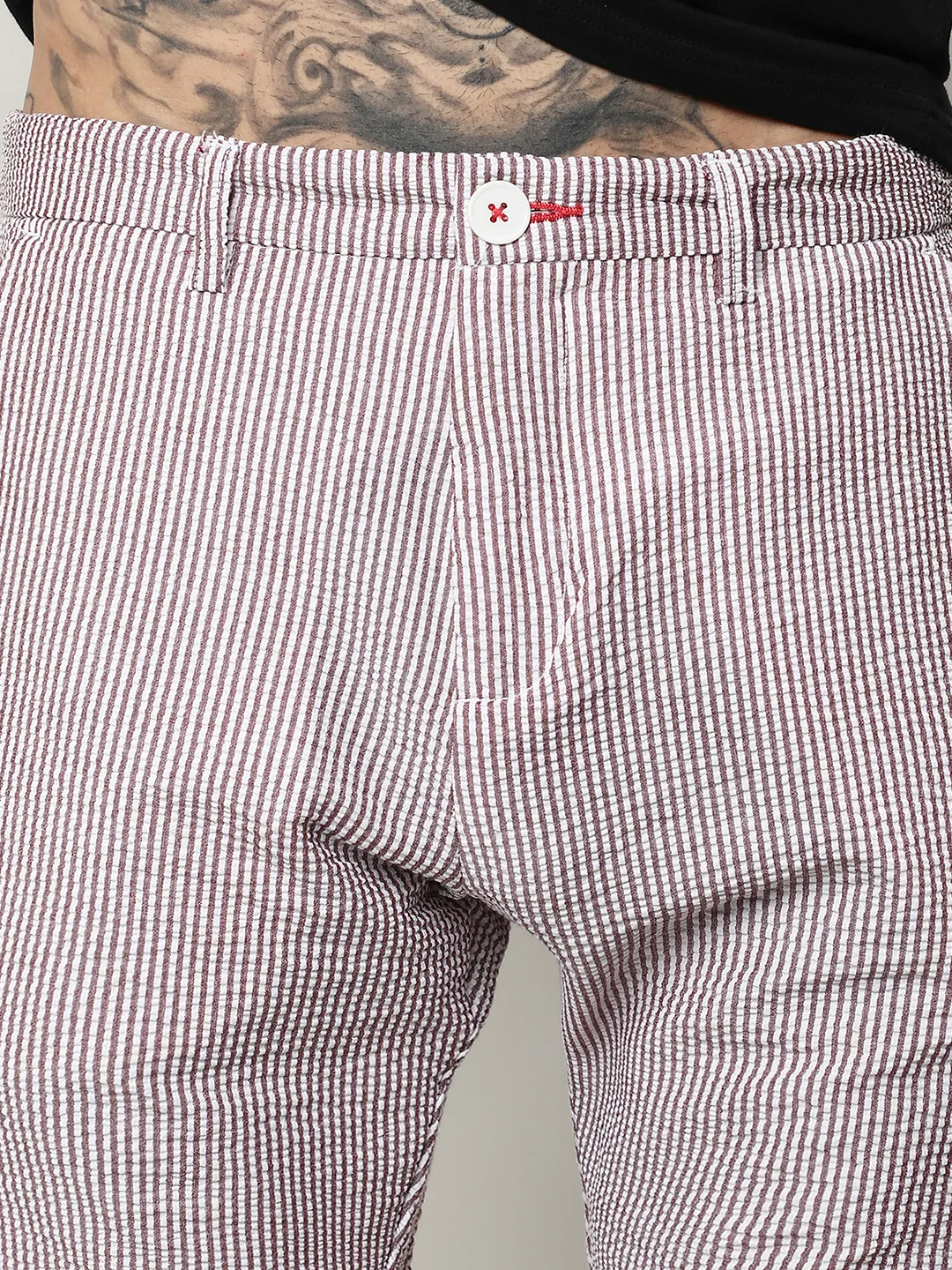 Seersucker Stripe Shorts - Image 7