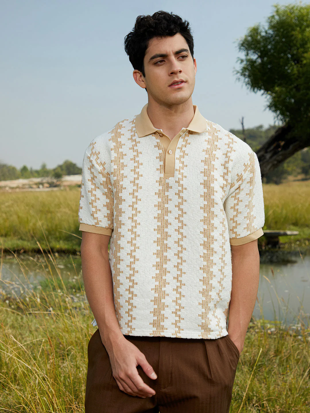 Indie-Block Polo T-Shirt - Image 2