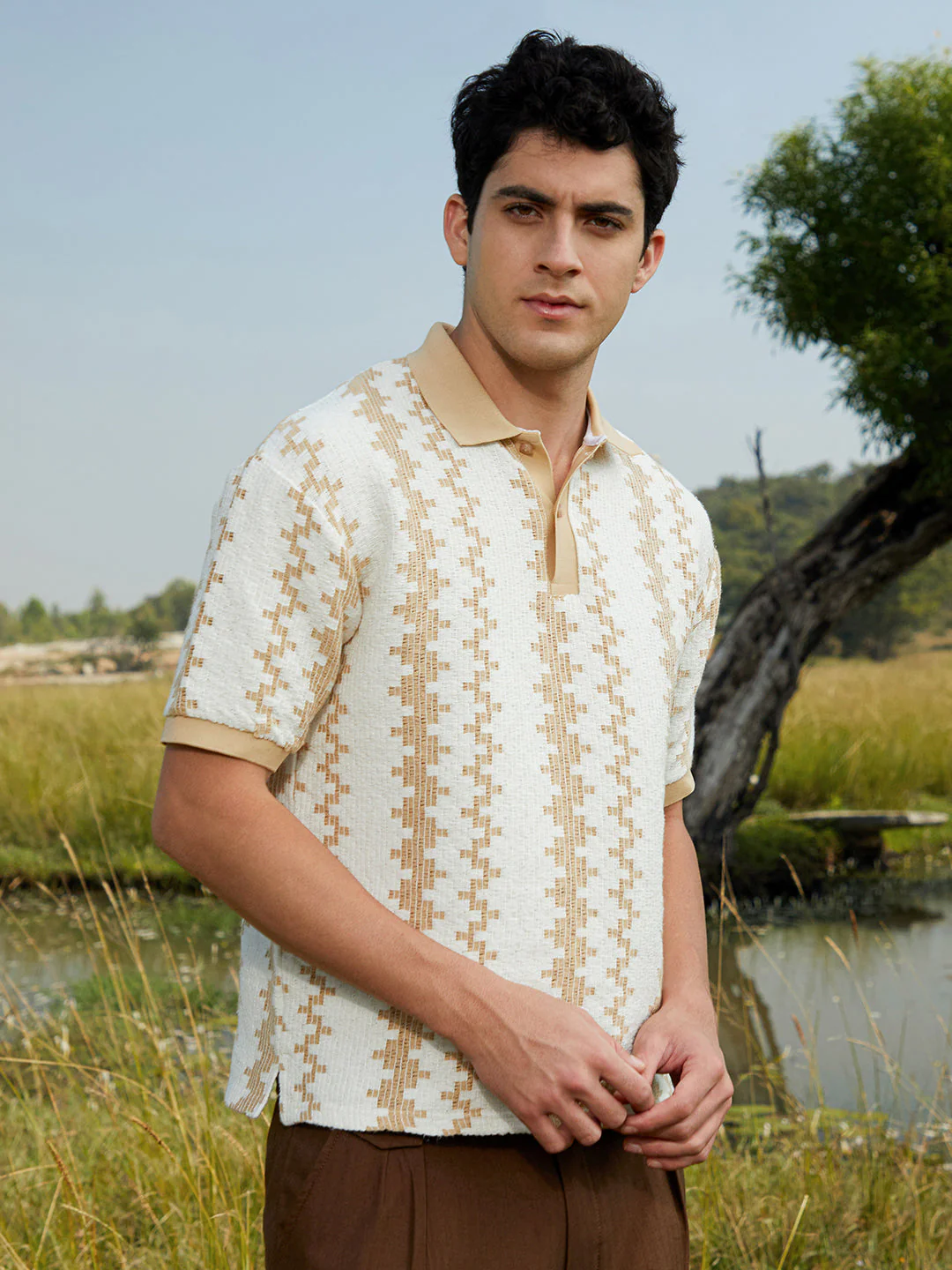 Indie-Block Polo T-Shirt - Image 3