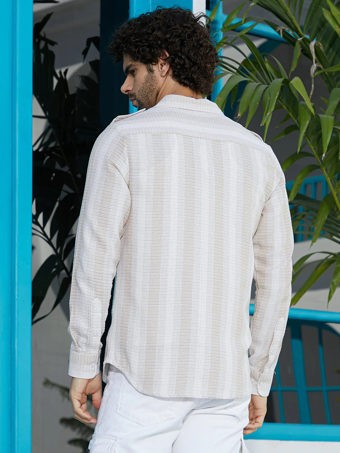 Nomad-Striped Utility Shirt - Image 4
