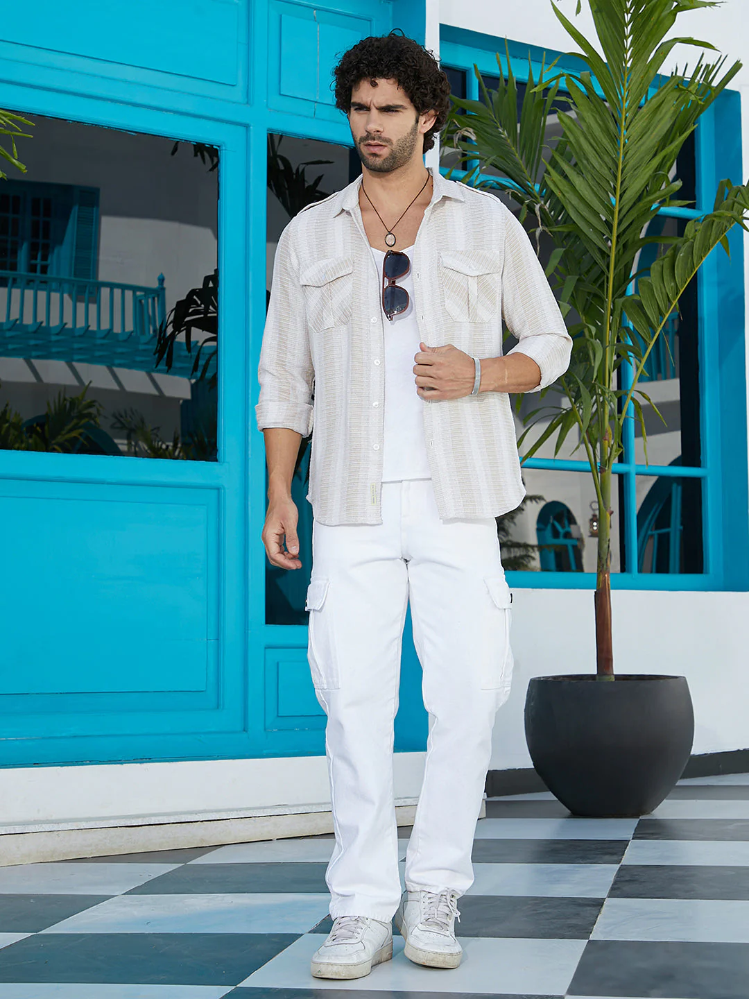 Nomad-Striped Utility Shirt - Image 6