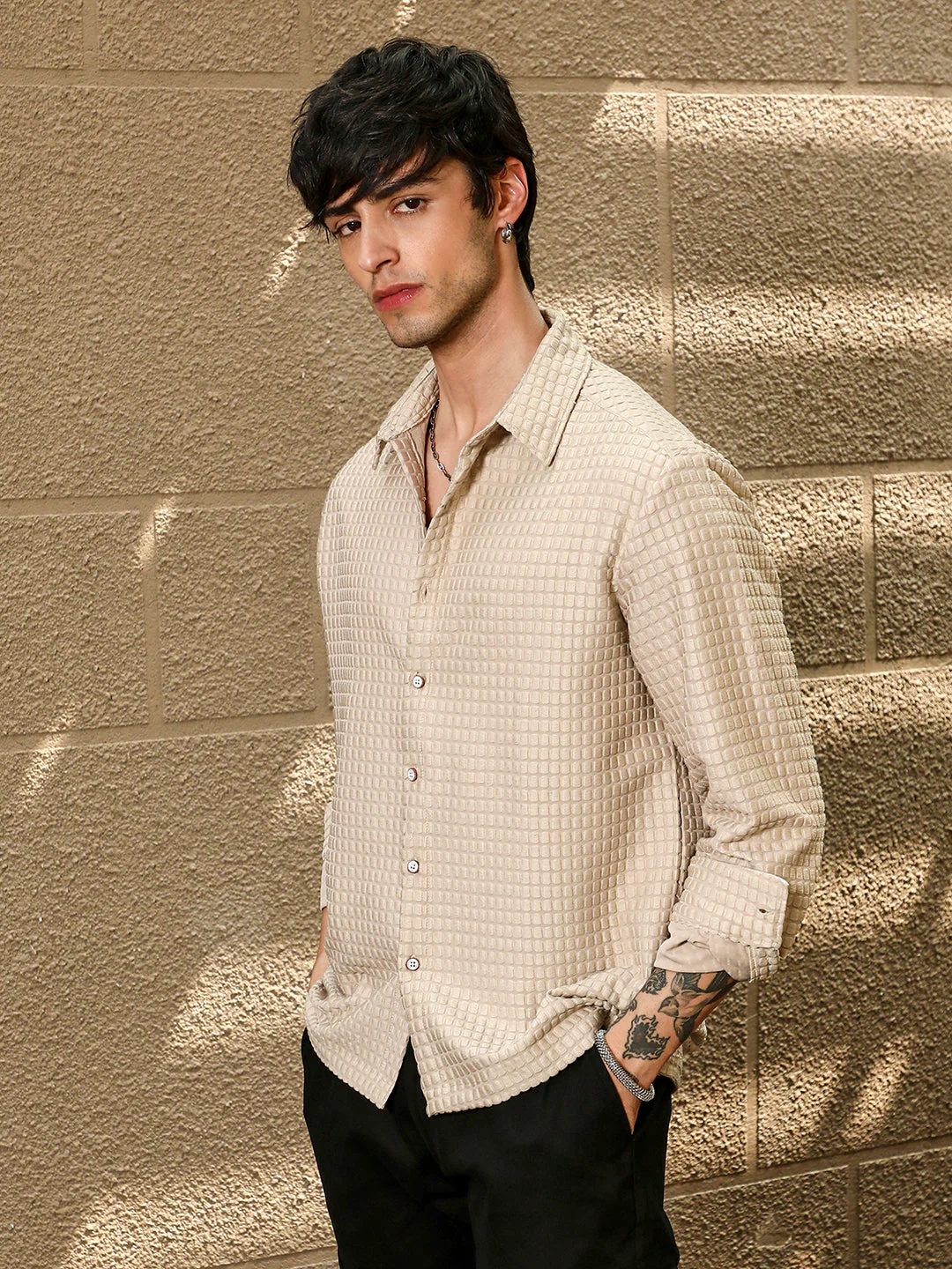 Quad-Tactile Oversized Shirt - Image 3