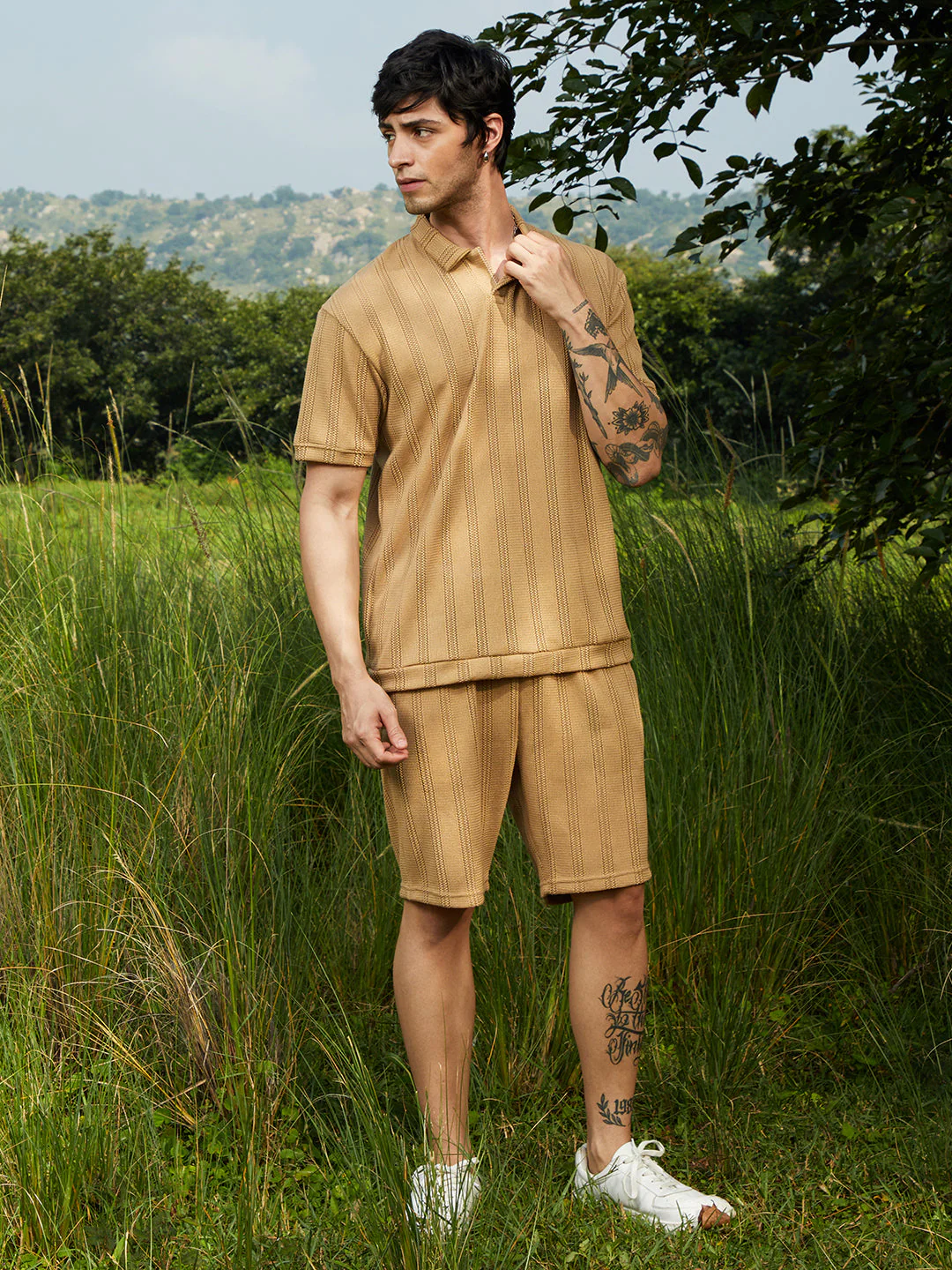Stripe-Knit Co-Ord Set - Image 2