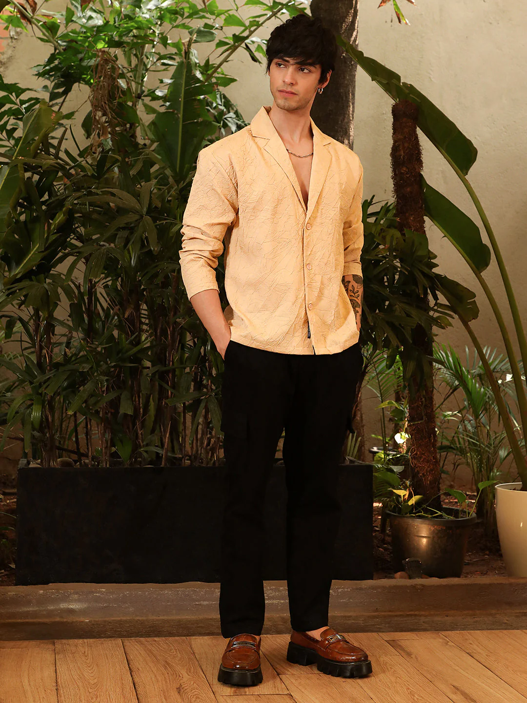 Wrinked Korean Oversized Shirt - Image 5