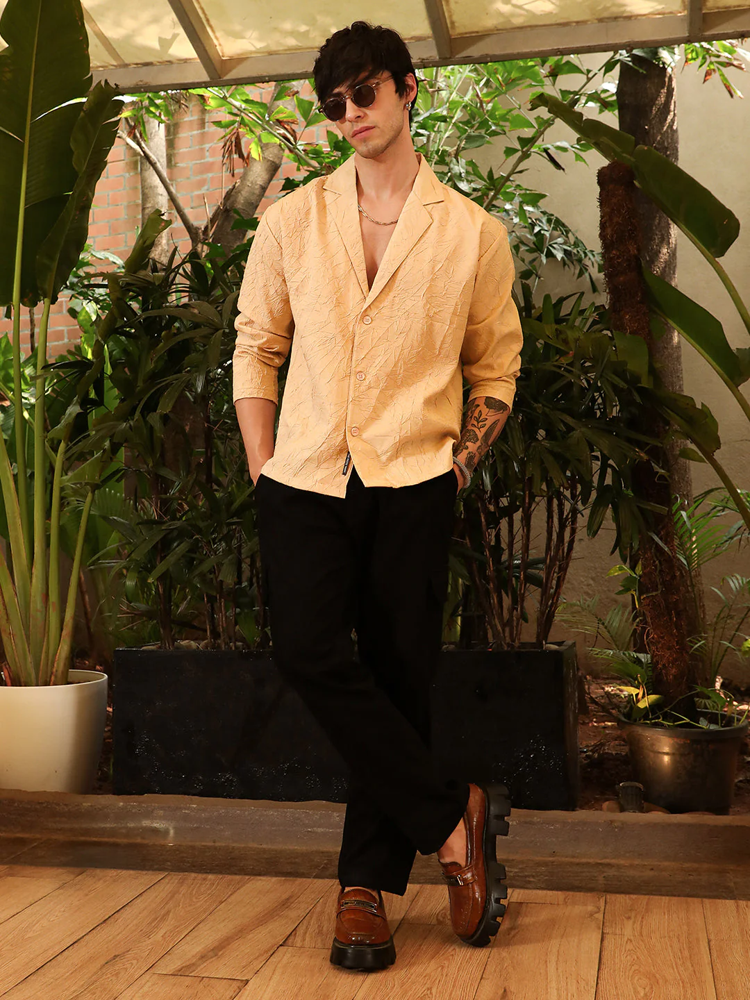 Wrinked Korean Oversized Shirt - Image 6
