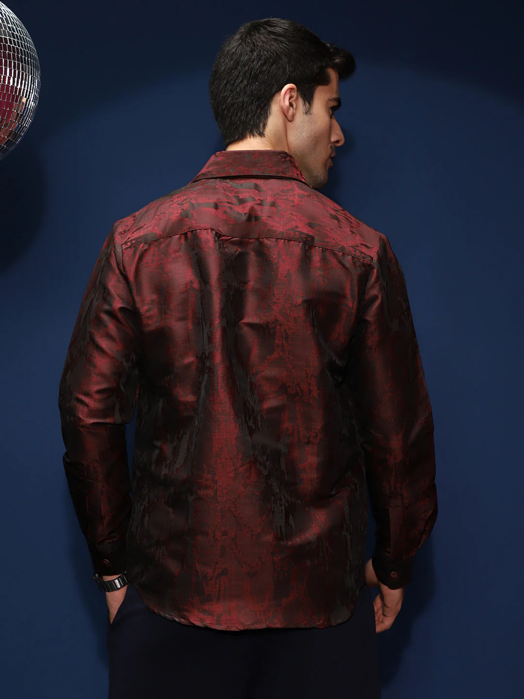 Abstract-Woven Shirt - Image 4