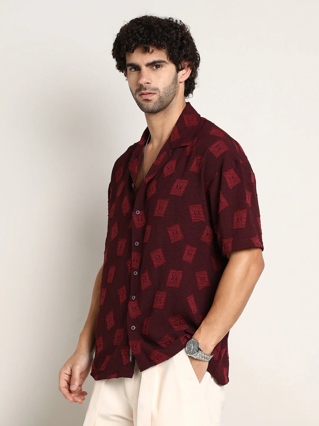 Indie-Cuban Oversized Shirt - Image 3